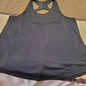 Zyia black vented back tank